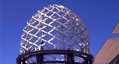 Chuck Hoberman – Retractable Dome Roof – Frauenkirche Dome - Open