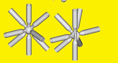 90 Degree Ball and Strut Space Frame Hinge